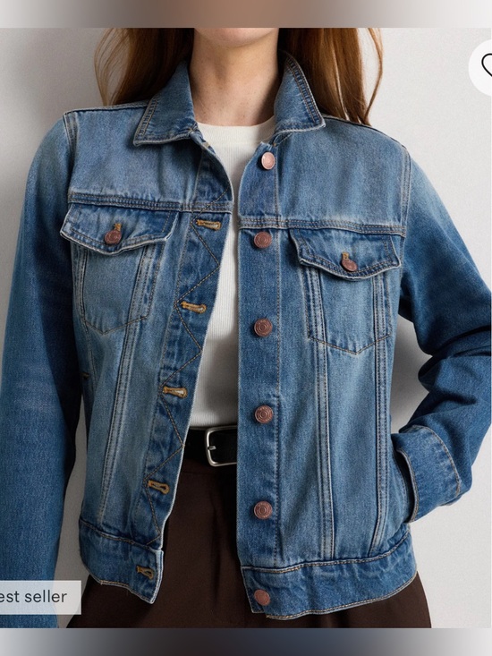 Quince Jackets & Blazers - Quince 100% Organic Cotton Denim Jacket Size XL NWT